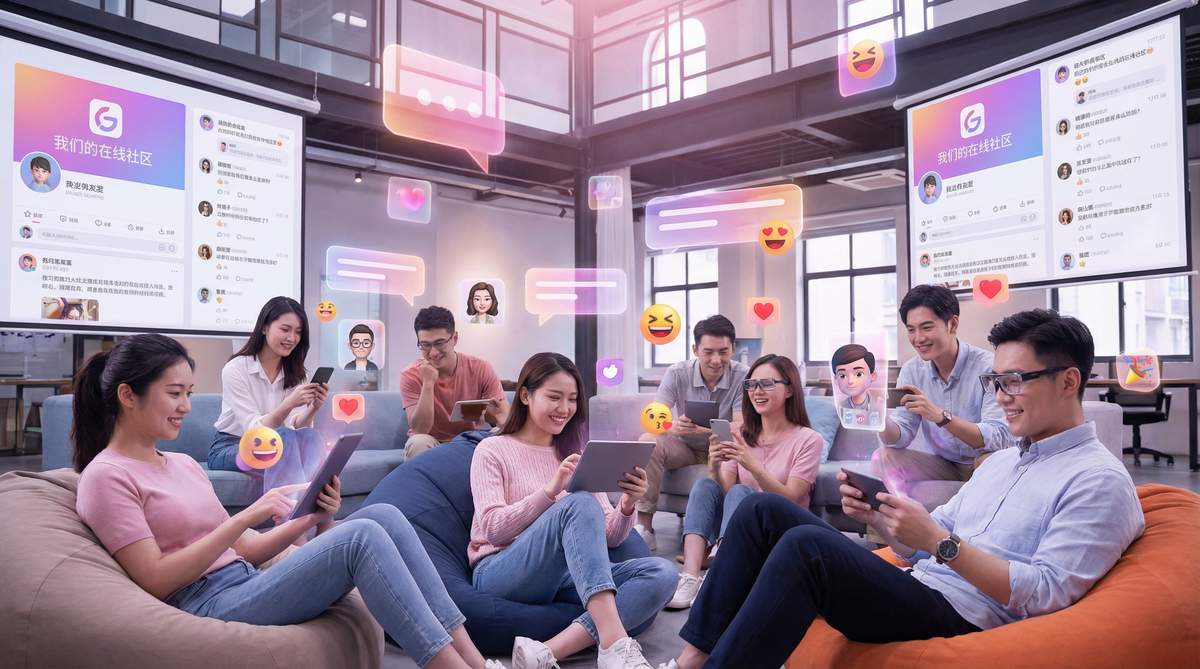 国产主播传媒社区互动